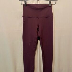lululemon athletica Purple Leggings with drawstring